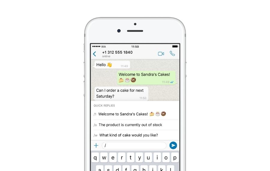 whatsapp customer service