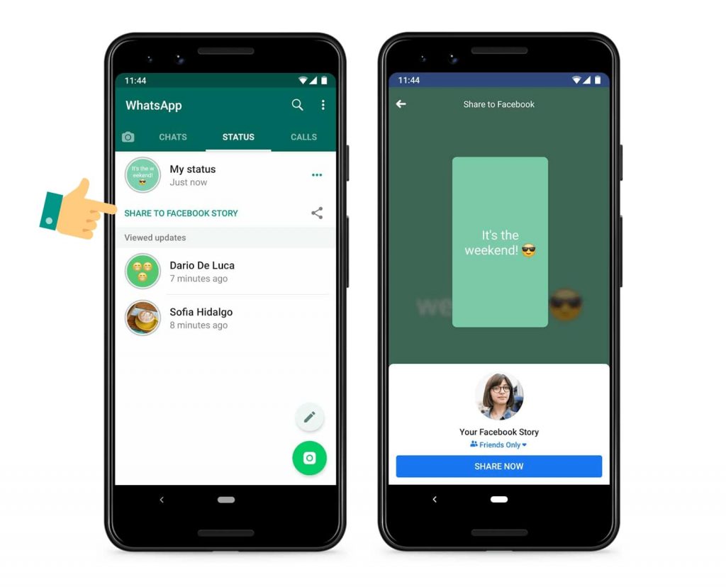 whatsapp stories