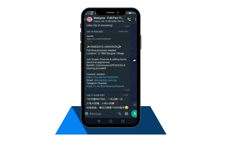 whatsapp group chat