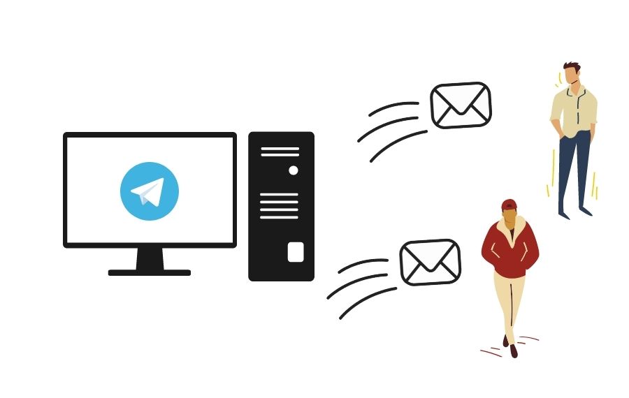 Pengiriman Pesan Massal Telegram di PC