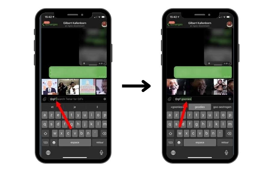 lakukan pencarian youtube atau gif pemasaran telegram