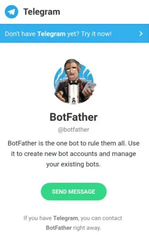 telegram botfather