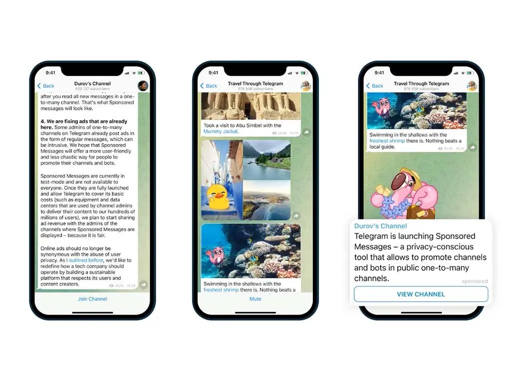 telegram channel advertising