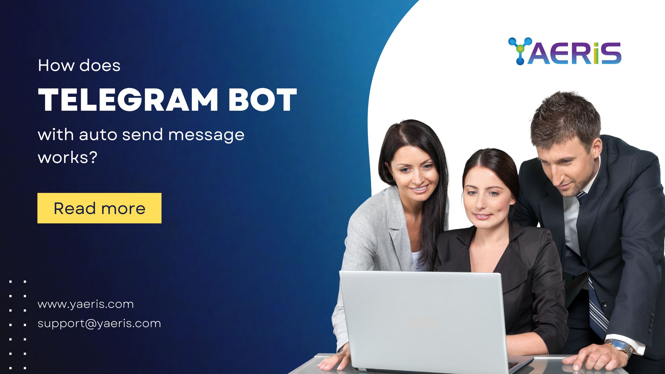 How does telegram bot with auto send message works